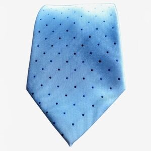 Classic Sky Blue Polka Dot Tie